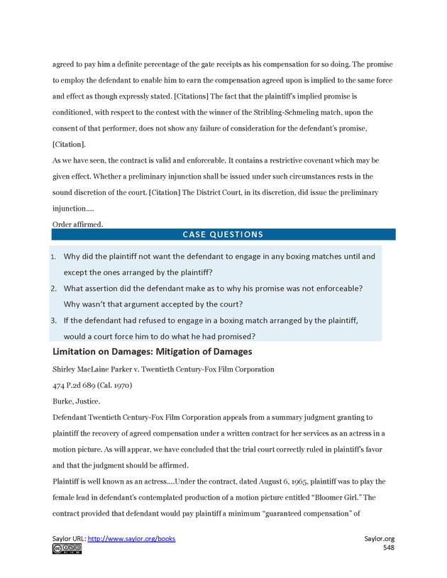 Business Law and the Legal Environment - Page 548